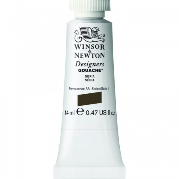 Winsor n Newton 14ml Τέμπερα Designers Sepia Serie 1