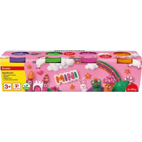 Eberhard Faber Σετ 4 Πλαστοζυμαράκια 140g (Πράσινο-Ρόζ-Μώβ-Πορτοκαλί) Eberhard Faber Σετ 4 Πλαστοζυμαράκια 140g (Πράσινο-Ρόζ-Μώβ-Πορτοκαλί)