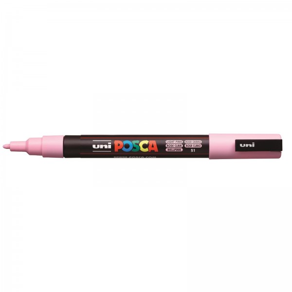 Μαρκαδόρος Posca 0.9-1.3mm no 51 Light Pink