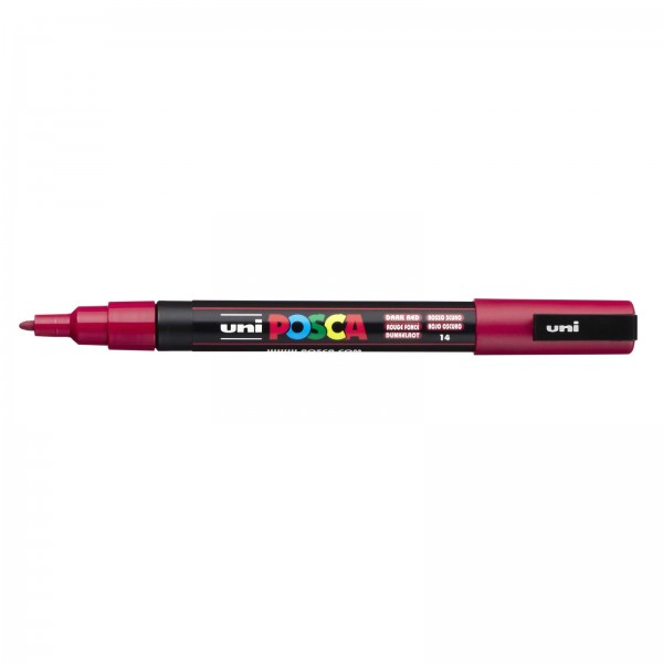 Μαρκαδόρος Posca 0.9-1.3mm no 14 Dark Red