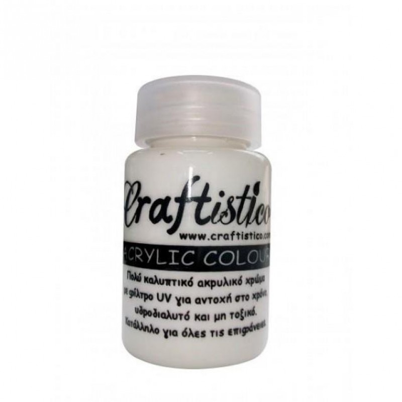 Craftistico 60ml Ακρυλικό Χρώμα 02 Cream