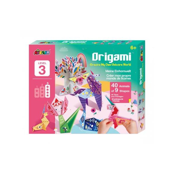 Avenir Δημιουργώ Μονόκερους με Χαρτιά Origami Avenir Δημιουργώ Μονόκερους με Χαρτιά Origami