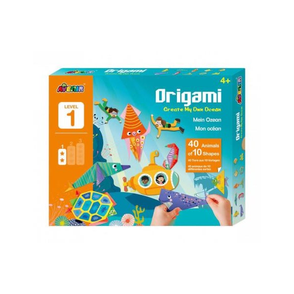 Avenir Δημιουργώ Ζωάκια της Θάλασσας με Χαρτιά Origami Avenir Δημιουργώ Ζωάκια της Θάλασσας με Χαρτιά Origami