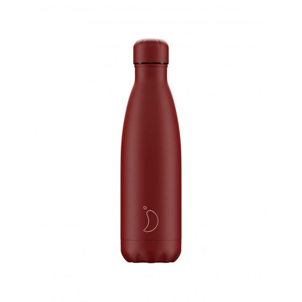 Chillys Bottle All Matte Red 500ml