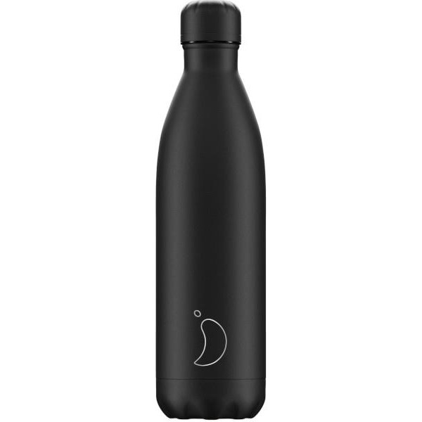 Chillys Bottle All Black 750ml