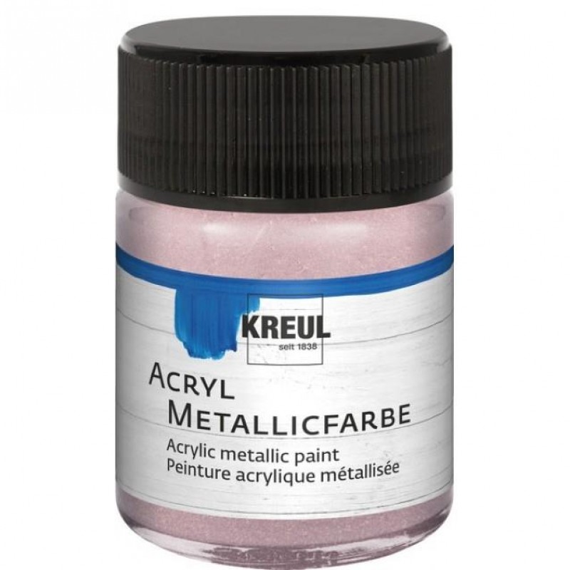 Kreul 50ml Ακρυλικό Μεταλλικό Χρώμα Rosegold