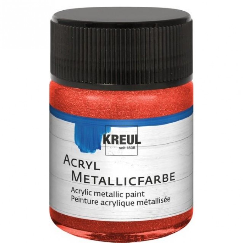 Kreul 50ml Ακρυλικό Μεταλλικό Χρώμα Red