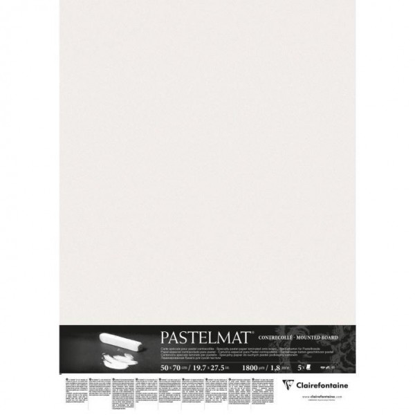 Clairefontaine Χαρτί Pastelmat 50x70cm 360gr White Clairefontaine Χαρτί Pastelmat 50x70cm 360gr White