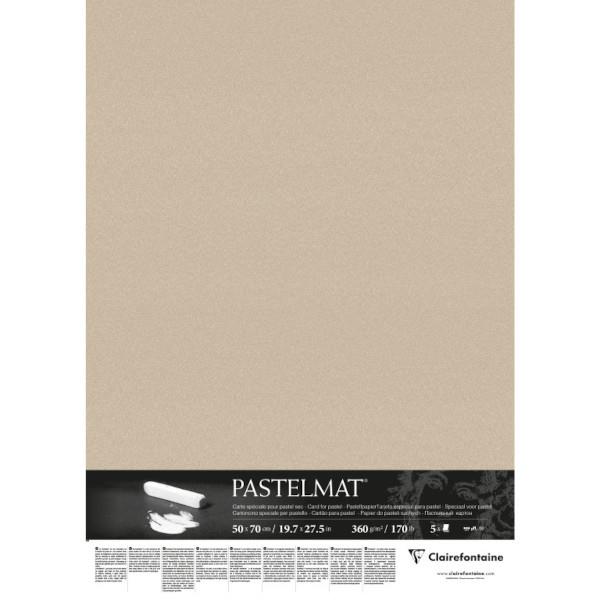 Clairefontaine Χαρτί Pastelmat 50x70cm 360gr Sand Clairefontaine Χαρτί Pastelmat 50x70cm 360gr Sand