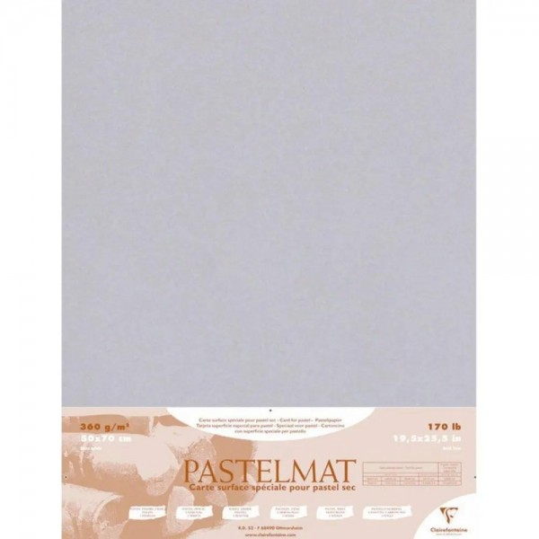 Clairefontaine Χαρτί Pastelmat 50x70cm 360gr Dark Grey Clairefontaine Χαρτί Pastelmat 50x70cm 360gr Dark Grey