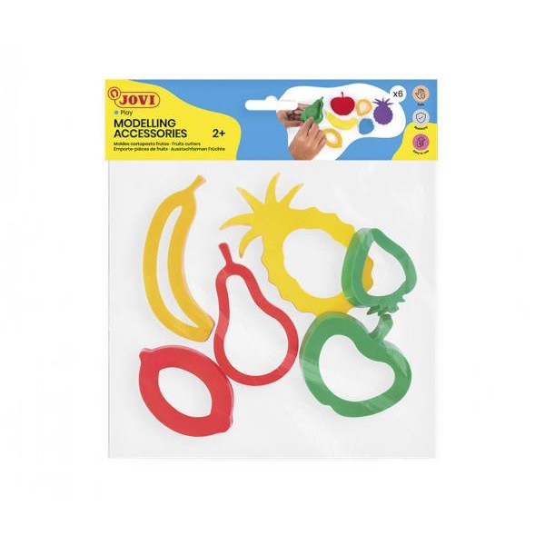 Jovi Σετ 6 Πλαστικά Φορμάκια Φρούτα Jovi Σετ 6 Πλαστικά Φορμάκια Φρούτα