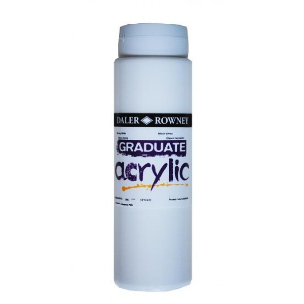 Daler Graduate Acrylic 500ml 006 Mixing White