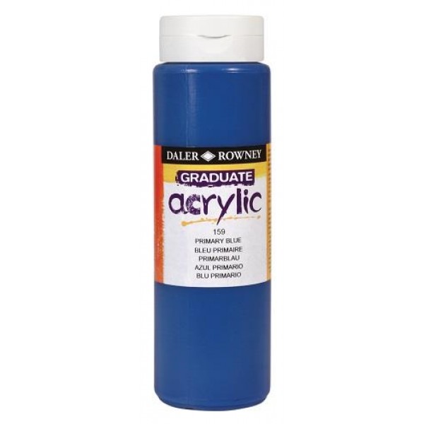 Daler Graduate Acrylic 500ml 159 Primary Blue