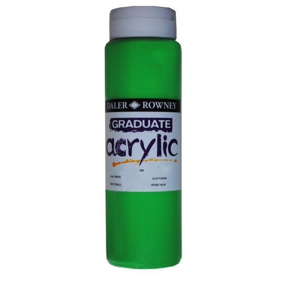 Daler Graduate Acrylic 500ml 355 Leaf Green