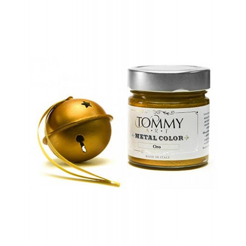 Tommy Ακρυλικά Χρώματα Κιμωλίας 140ml Metal Gold