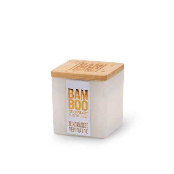 Αρωματικό Κερί Bamboo 80gr Χειμωνιάτικος Περίπατος