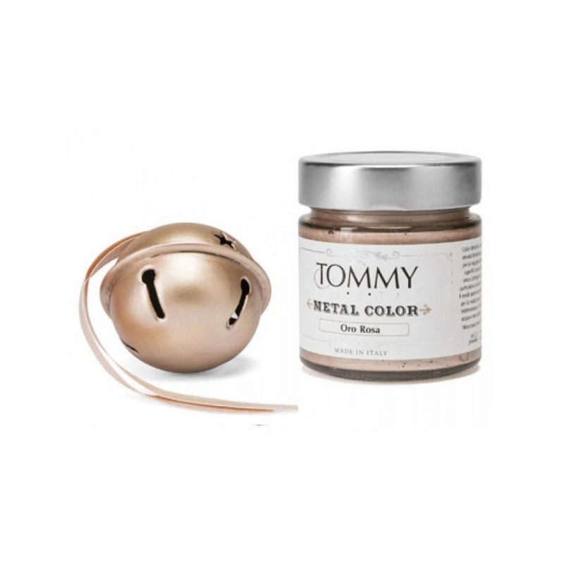 Tommy Ακρυλικά Χρώματα Κιμωλίας 140ml Metal Rose Gold