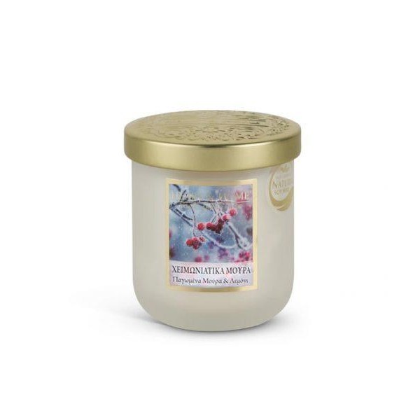 Αρωματικό Κερί Μεγάλο Χειμωνιάτικα Μούρα