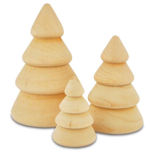 Σετ 3 Διακοσμητικά Ξύλινα Δεντράκια Σετ 3 Διακοσμητικά Ξύλινα Δεντράκια
