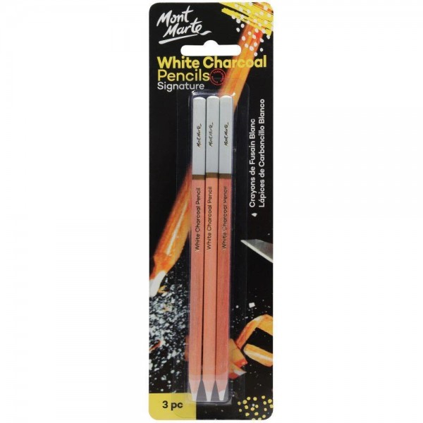 Mont Marte 3 Λευκά Μολυβοκάρβουνα Mont Marte 3 Λευκά Μολυβοκάρβουνα