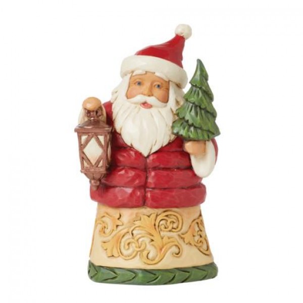Jim Shore Mini Santa in Puffer Jacket Figurine 9,5cm Jim Shore Mini Santa in Puffer Jacket Figurine 9,5cm