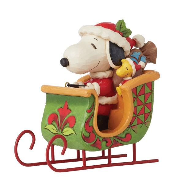 Jim Shore Snoopy and Woodstock in Sleigh 12,5cm Jim Shore Snoopy and Woodstock in Sleigh 12,5cm