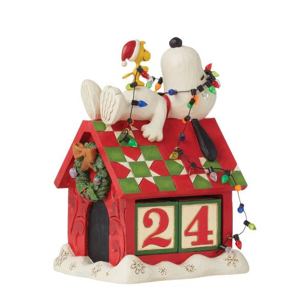 Jim Shore Snoopy and Woodstock Countdown Calendar 18cm Jim Shore Snoopy and Woodstock Countdown Calendar 18cm