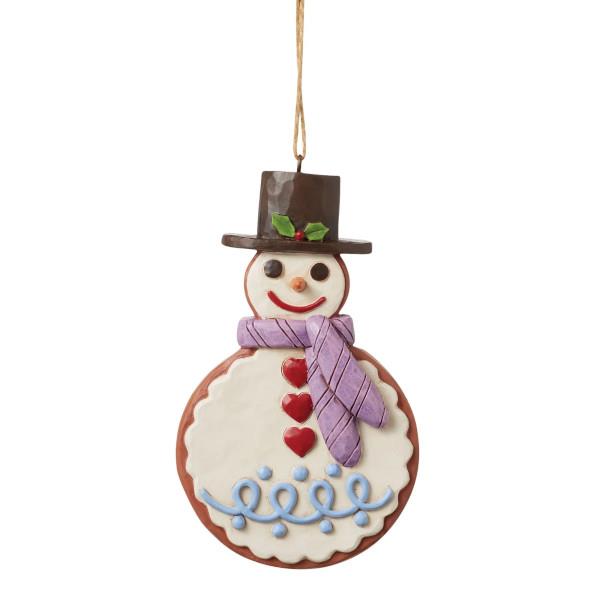 Jim Shore Snowman Cookie Hanging Ornament 11,5cm Jim Shore Snowman Cookie Hanging Ornament 11,5cm