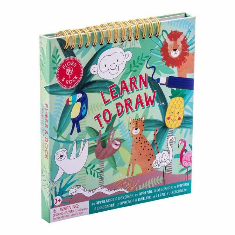 Σετ Ζωγραφικής Learn to Draw με Θέμα τη Ζούγκλα Σετ Ζωγραφικής Learn to Draw με Θέμα τη Ζούγκλα