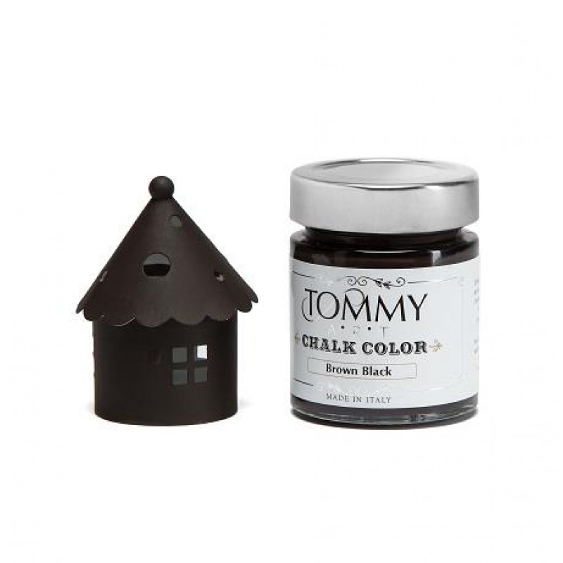 Tommy Ακρυλικά Χρώματα Κιμωλίας 140ml Brown Black