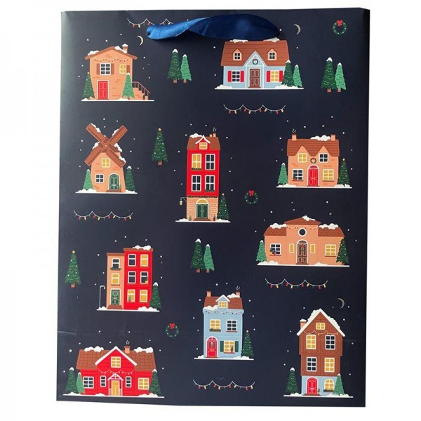 Σακούλα Δώρου Χριστουγεννιάτικη Large Σακούλα Δώρου Χριστουγεννιάτικη Large