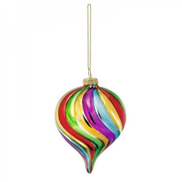 Χριστουγεννιάτικο Στολίδι Rainbow Twist 10x8x8cm