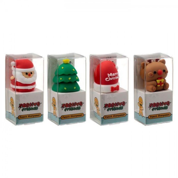 Christmas Festive Friends Pencil Sharpener Christmas Festive Friends Pencil Sharpener