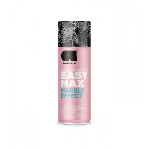 Spray Easy Max 400ml 923 Marble Effect Ασημί Spray Easy Max 400ml 923 Marble Effect Ασημί