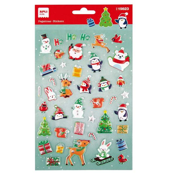 Apli 40 Christmas stickers - Santa Claus Advent Apli 40 Christmas stickers - Santa Claus Advent