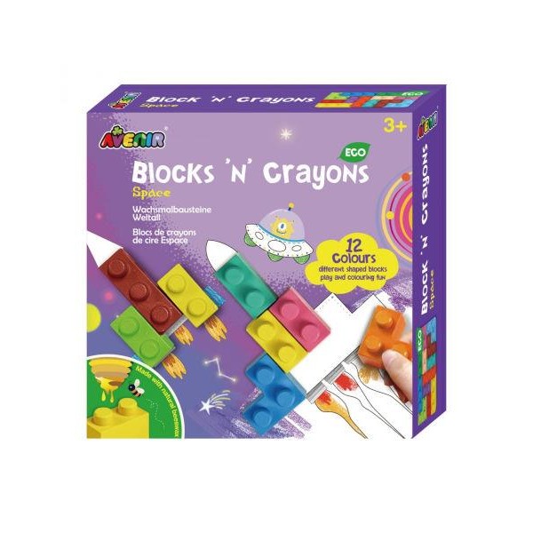 Avenir Παιχνίδι Ζωγραφικής με Τουβάκια Κραγιόν Διάστημα Avenir Παιχνίδι Ζωγραφικής με Τουβάκια Κραγιόν Διάστημα