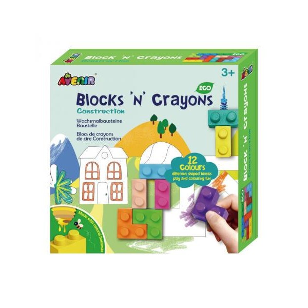 Avenir Παιχνίδι Ζωγραφικής με Τουβάκια Κραγιόν Construction Avenir Παιχνίδι Ζωγραφικής με Τουβάκια Κραγιόν Construction