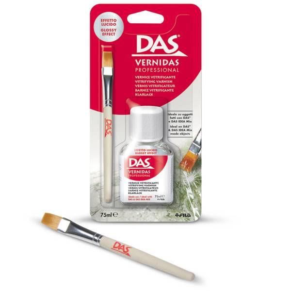 Das Βερνίκι Γυαλιστερό Πηλού 75ml + Πινέλο Das Βερνίκι Γυαλιστερό Πηλού 75ml + Πινέλο