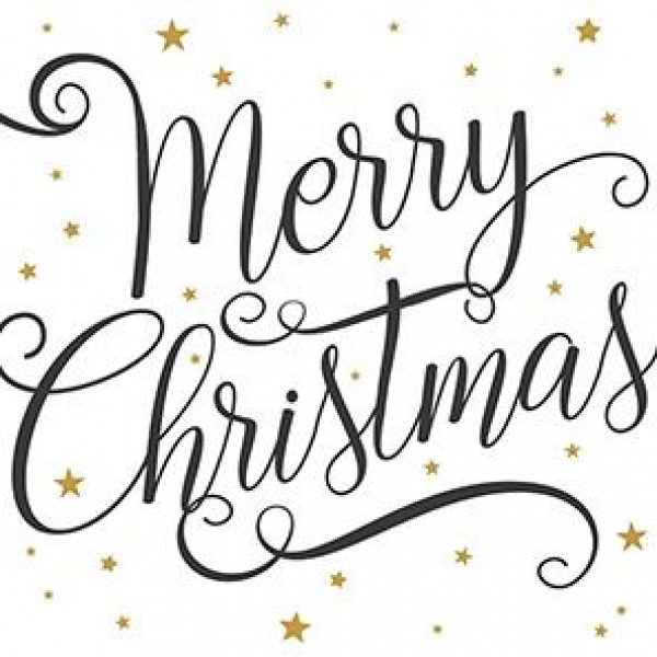 Atelier Χαρτοπετσέτες Φαγητού 33cm 20τεμ Merry Christmas