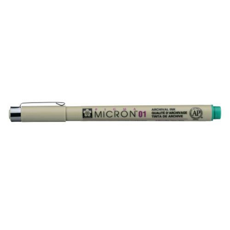 Micron Μαρκαδόρος Λεπτής Γραφής Green 01 - 0.25mm