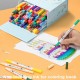 Ohuhu Art Markers Σετ Μαρκαδόρων 120 Χρωμάτων με Βάση το Νερό Brush-Fineliner