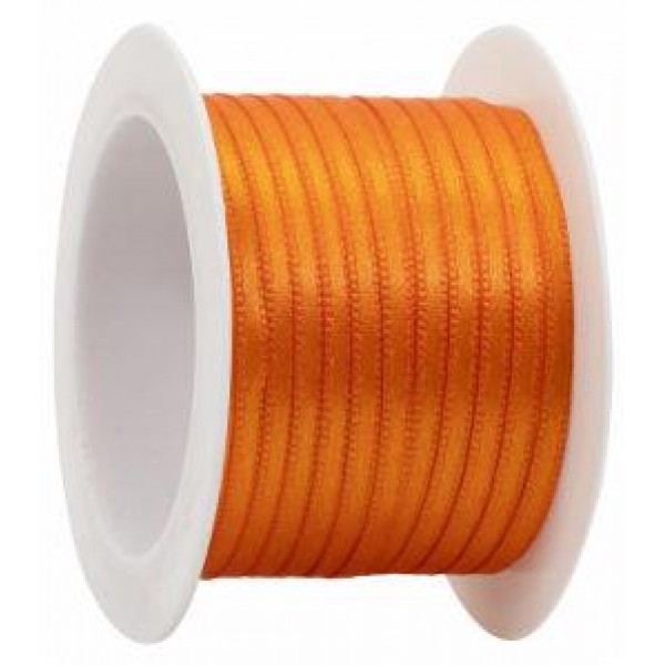 Κορδέλα 3mm x 10m Πορτοκαλί Κορδέλα 3mm x 10m Πορτοκαλί