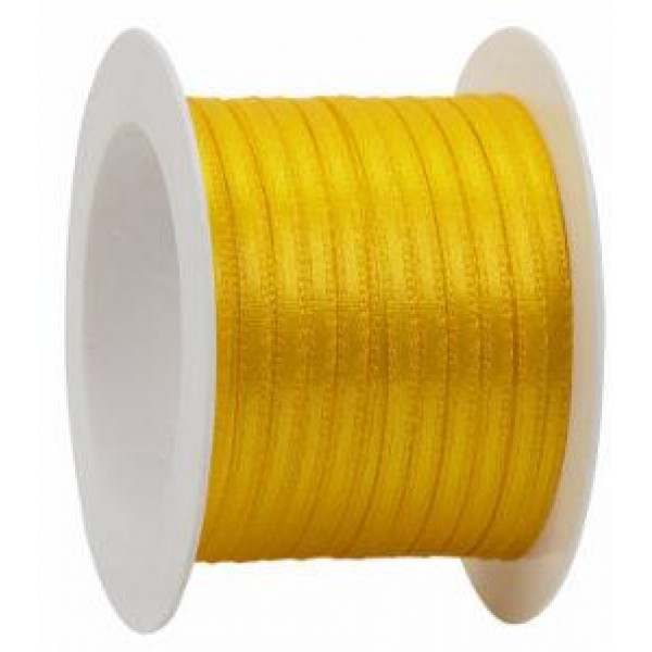 Κορδέλα 3mm x 10m Κίτρινη Κορδέλα 3mm x 10m Κίτρινη