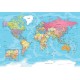 Eurographics 550τεμ Tin Παζλ Map Of The World