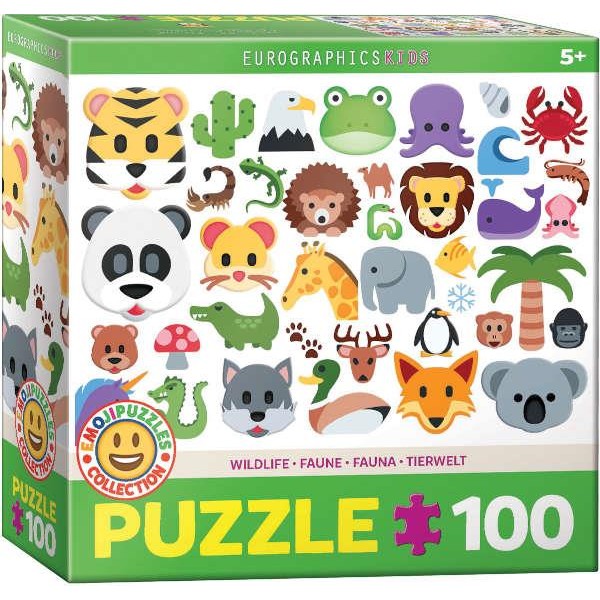 Eurographics 100τεμ Παζλ Emoji Wildlife Animals Eurographics 100τεμ Παζλ Emoji Wildlife Animals