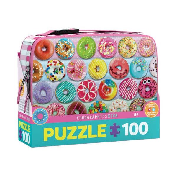 Eurographics 100τεμ Παζλ + Τσαντάκι Φαγητού Νόστιμα Ντόνατς Eurographics 100τεμ Παζλ + Τσαντάκι Φαγητού Νόστιμα Ντόνατς