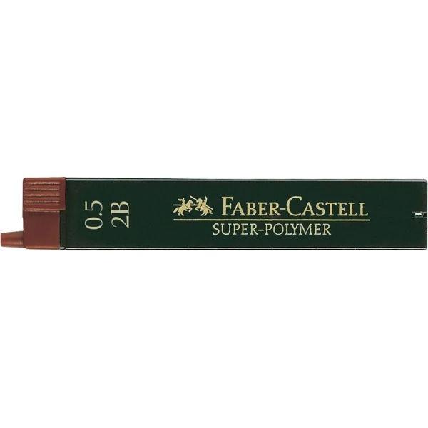 Faber Castell 12 Μύτες για Μηχανικό Μολύβι 0.5mm 2Β Faber Castell 12 Μύτες για Μηχανικό Μολύβι 0.5mm 2Β