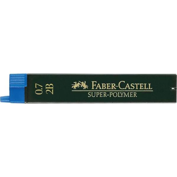 Faber Castell 12 Μύτες για Μηχανικό Μολύβι 0.7mm 2Β Faber Castell 12 Μύτες για Μηχανικό Μολύβι 0.7mm 2Β