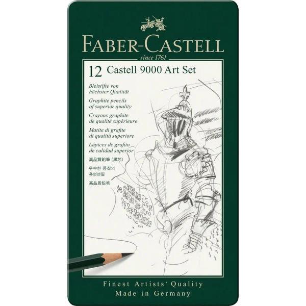 Faber Castell 9000 Σετ 12 Μολύβια Σχεδίου Faber Castell 9000 Σετ 12 Μολύβια Σχεδίου