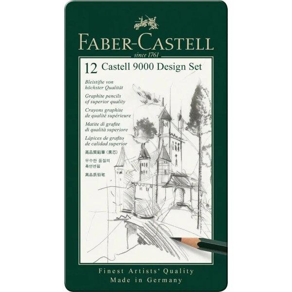 Faber Castell 9000 Σετ 12 Μολύβια Σχεδίου Faber Castell 9000 Σετ 12 Μολύβια Σχεδίου